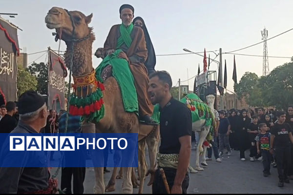 بانگ چاووش محرم و لبیک یاحسین در شهر بهمن