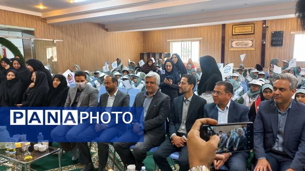 آئین افتتاحیه برنامه سفیران سلامت دانش آموزی استان خراسان رضوی در دبستان شاهد تحقیقی ناحیه ۶