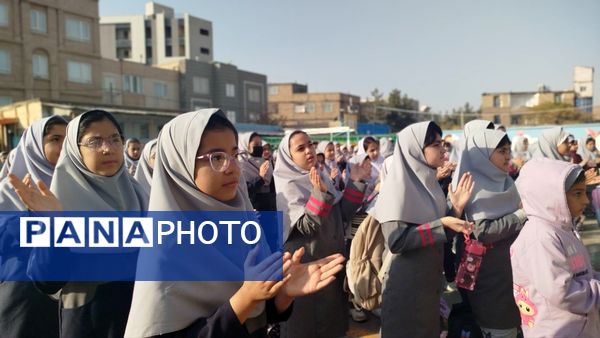 قلب‌های دبستان نیایش برای روز دختر، با نوا و سرود به تپش افتادند!