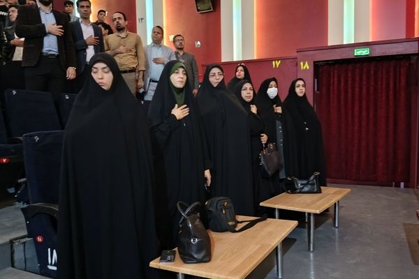 آیین نواخته شدن زنگ پدافند غیر عامل در ناحیه 7 مشهد