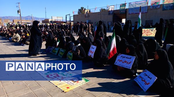 نمایش اقتدار بسیج در شهرستان خلیل آباد