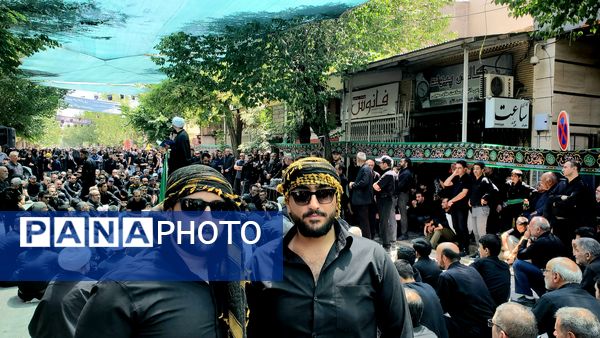 حضور قشر نوجوان و جوان در عزاداری تاسوعای حسینی