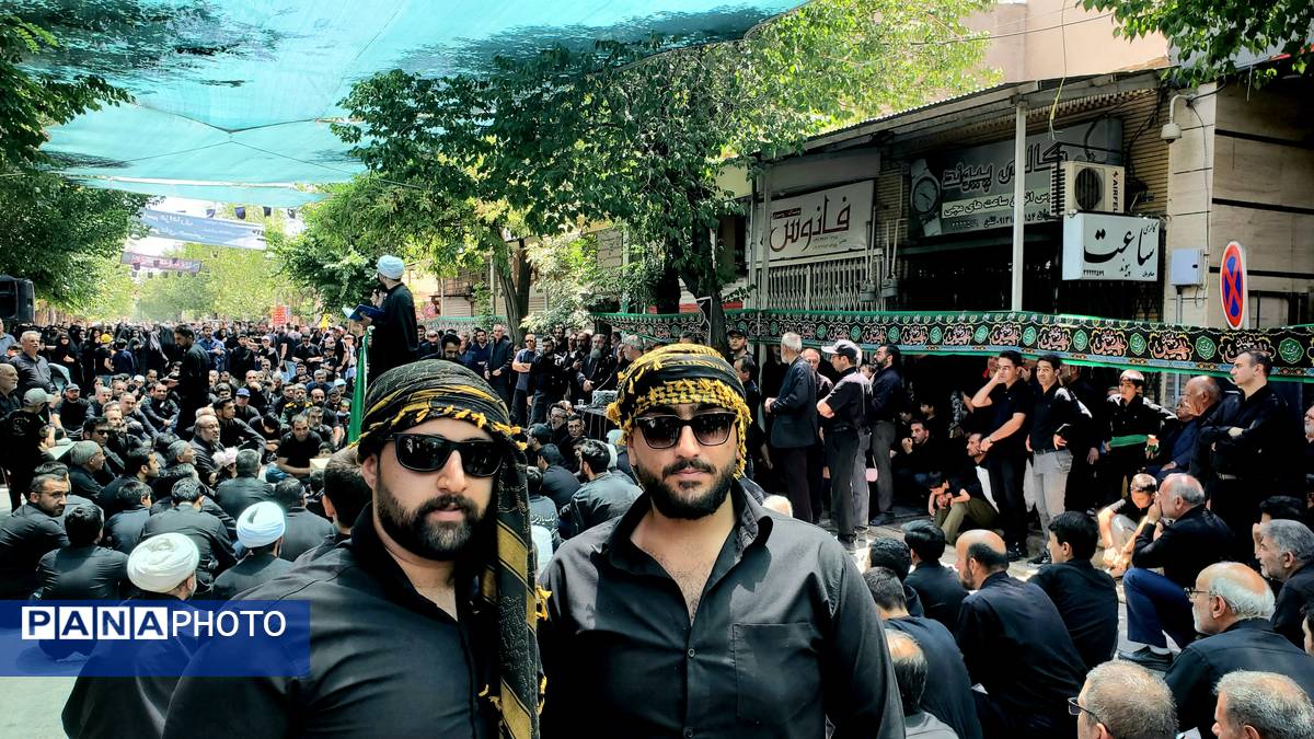 حضور قشر نوجوان و جوان در عزاداری تاسوعای حسینی