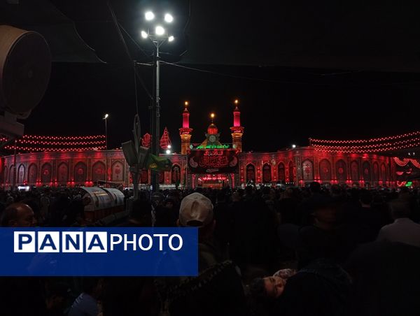 حرکت کاروان پیاده شهدای شهرستان خانمیرزا در اربعین حسینی