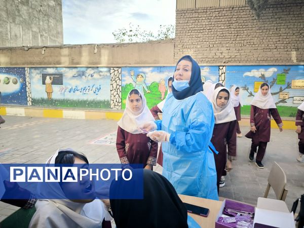 وارنیش فلوراید در دبستان شطیطه2