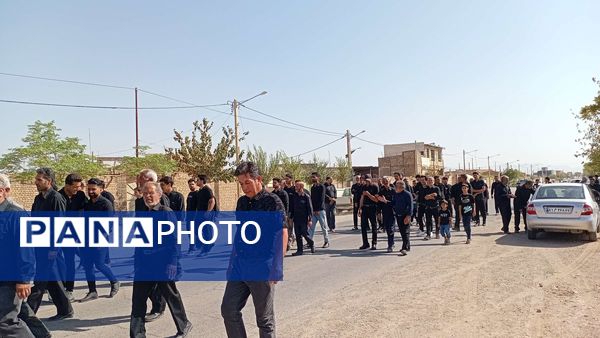 پیاده روی جاماندگان اربعین از روستای نقاب تا امامزاده سید حسن روستای میر آباد