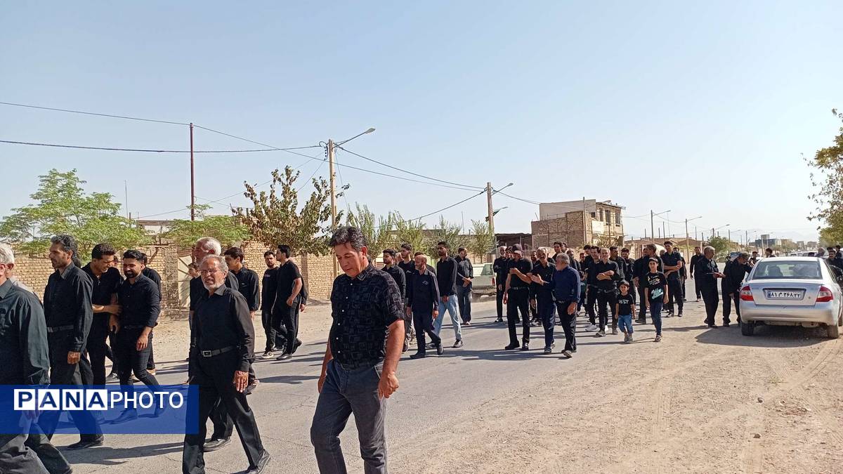 پیاده روی جاماندگان اربعین از روستای نقاب تا امامزاده سید حسن روستای میر آباد