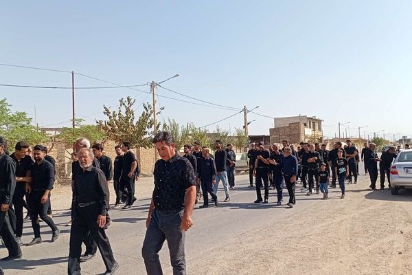پیاده روی جاماندگان اربعین از روستای نقاب تا امامزاده سید حسن روستای میر آباد