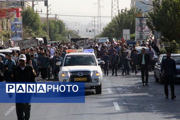 فریاد استکبارستیزی در قیامدشت طنین‌انداز شد