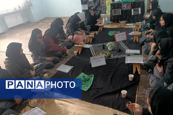 پیوند دل‌های دانش‌آموزان شهرقدس در سوگ حضرت زهرا(س)