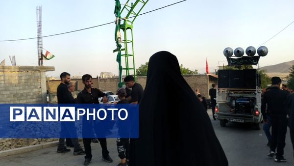 هیات‌ عزاداری‌ در شهر وردنجان‌‌ 