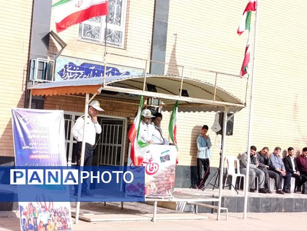  زنگ فرهنگ ترافیک در دبیرستان رییس‌زاده خلیل اباد به صدا درآمد