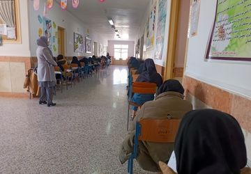 برگزاری آزمون طرح ملی سنجش دستاوردهای یادگیری در سربیشه 