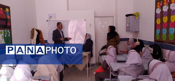 بازدید راهبر آموزشی از دبستان شهید نجفی فدافن