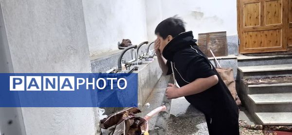 سحرگاه دانش‌آموزان معتکف 