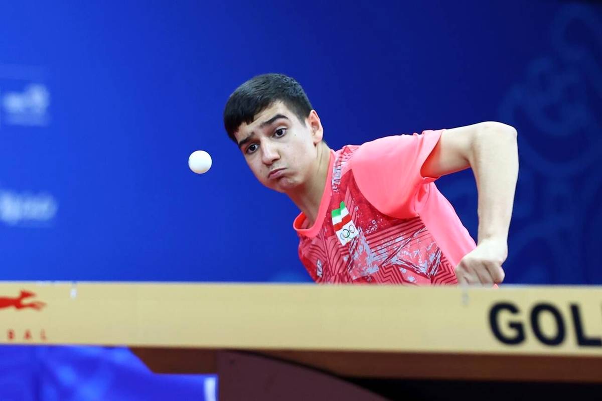 تنیس روی میز رده های سنی جهان مصدومیت کار دست فرجی داد