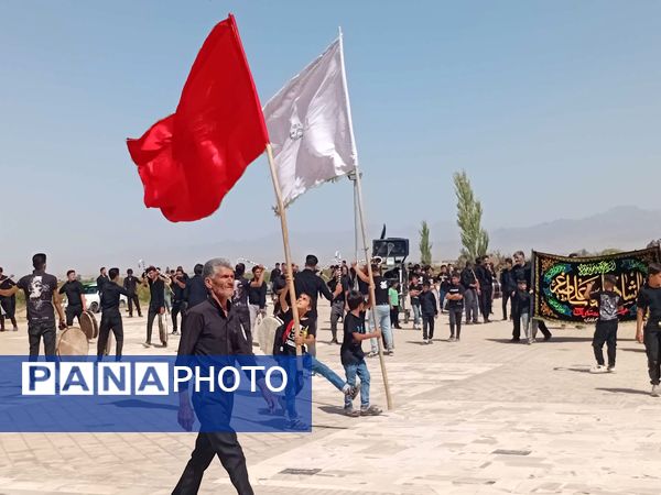 پیاده روی جاماندگان اربعین از روستای نقاب تا امامزاده سید حسن روستای میر آباد
