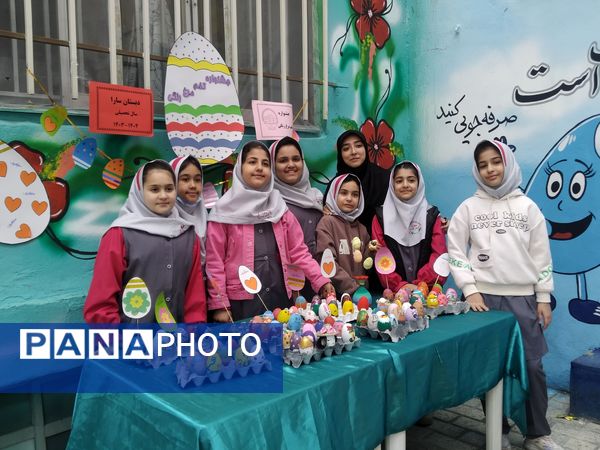 برگزاری جشنواره تخم مرغ رنگی در آموزشگاه دخترانه سارا،ملارد