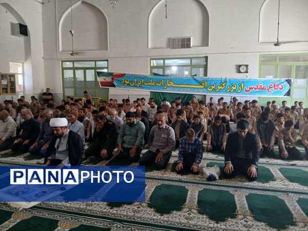 برگزاری یادواره شهدا در مسجد صاحب‌الزمان شهرستان خلیل‌آباد