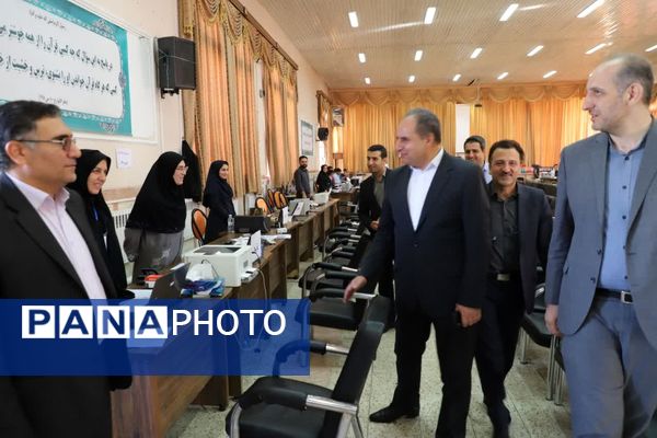 بازدید از مراکز ارزیابی آزمون استخدامی آموزش و پرورش آذربایجان شرقی