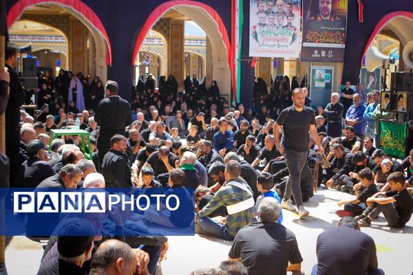 عزاداری رحلت پیامبر(ص) و شهادت امام حسن(ع) در صحن آستان مقدس سلطانعلی(ع) مشهداردهال کاشان