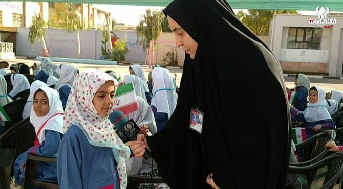 جشن شکوفه ها در مدرسه مشرف قم 