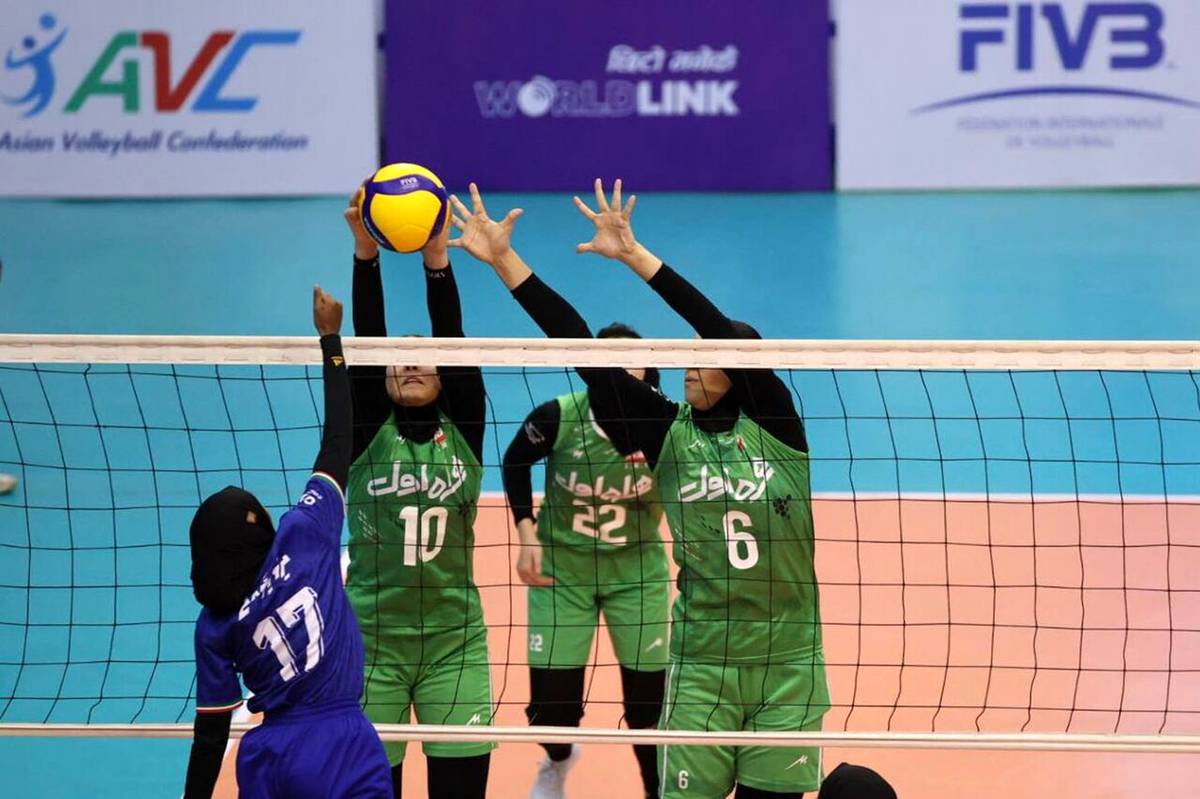 دومین پیروزی تیم ملی والیبال زنان در لیگ ملت‌های آسیای مرکزی