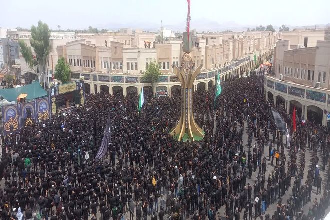 برگزاری مراسم تاسوعای حسینی در کرمان