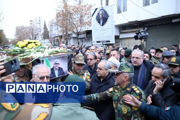 مراسم وداع با فرماندار فقید مراغه