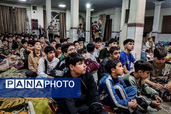 افتتاحیه اعتکاف دانش‌آموزی مسجد قمربنی هاشم باقرشهر 