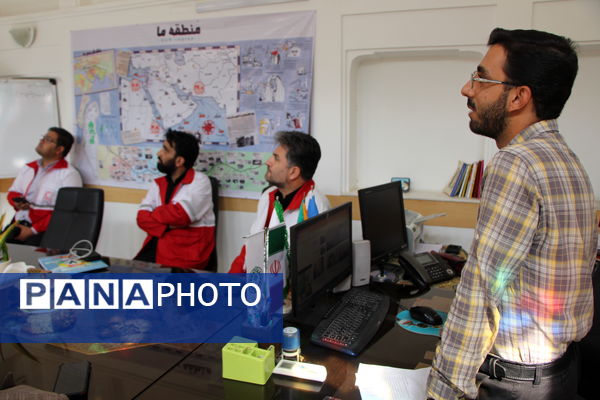 بازدید مدیرعامل جمعیت هلال‌احمر یزد از دفتر خبرگزاری پانا استان یزد
