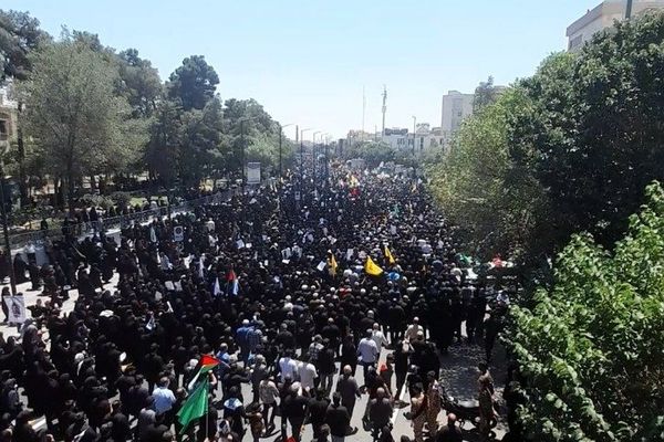 برگزاری مراسم تشییع شهدای خدمت در  شهرری 