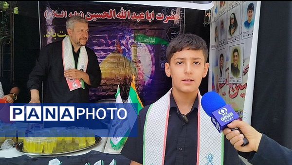 برپایی موکب دانش‌آموزی در روز اربعین حسینی در فاروج
