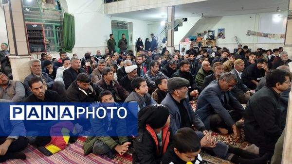 یادواره شهدا در روستای قاسمی نیشابور