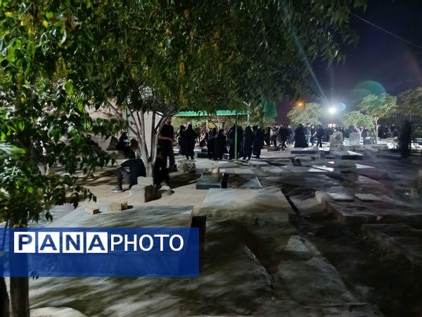برگزاری مراسم شام غریبان در دهستان رزق آباد