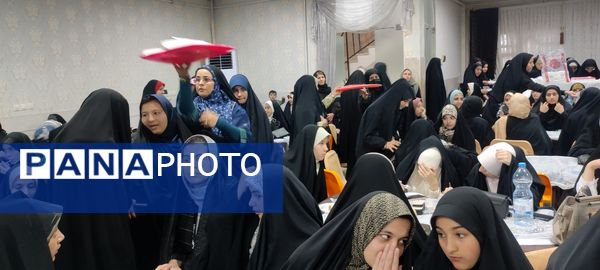 حضور دانش‌آموزان مدرسه خاقانی در جشن دختران آفتاب شیروان