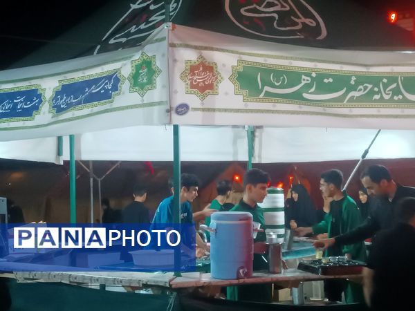شب هشتم محرم در هیئت الزهرای نیشابور 
