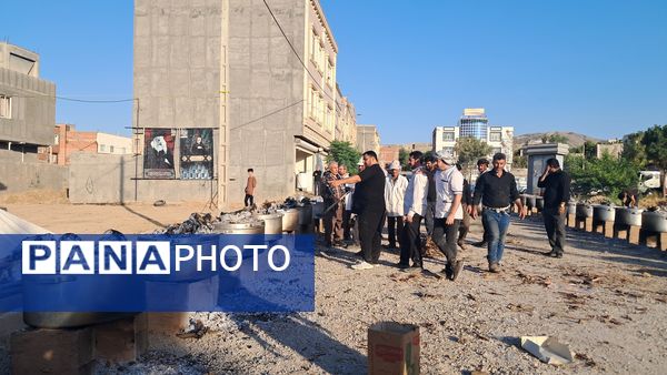 عاشورای حسینی در آشخانه و ۷۲ دیگ غذای نذری