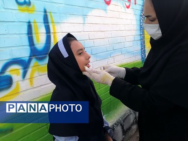 وارنیش فلوراید برای دانش آموزان دبستان ناهید نخودی 