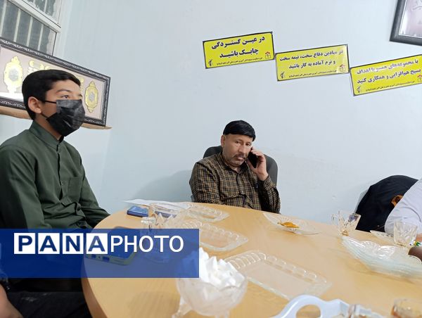 جلسه فرمانده واحدهای بسیج دانش‌آموزی در شهرستان خلیل آباد 