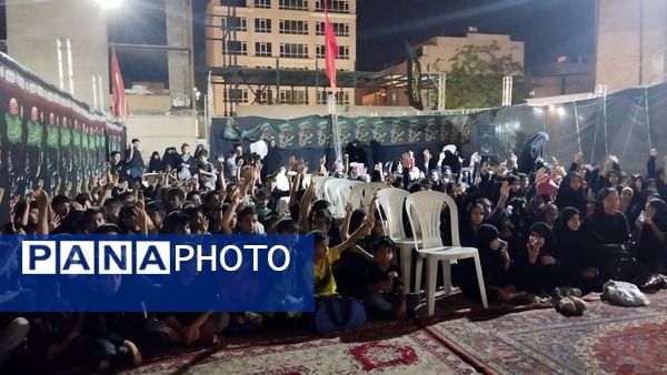 مراسم عزاداری شب ششم ماه محرم در مسجد چهارده معصوم (ع) 