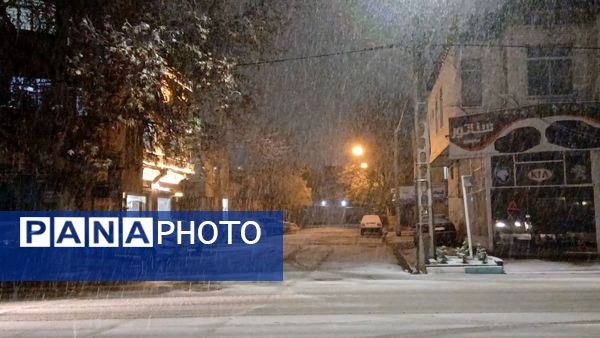 اواخر پاییز و سفید پوش شدن شهر