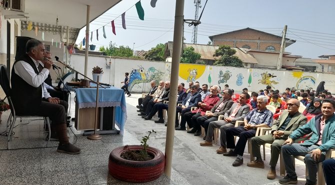 مراسم تجلیل از معلمان روستای خردونکلا بابل