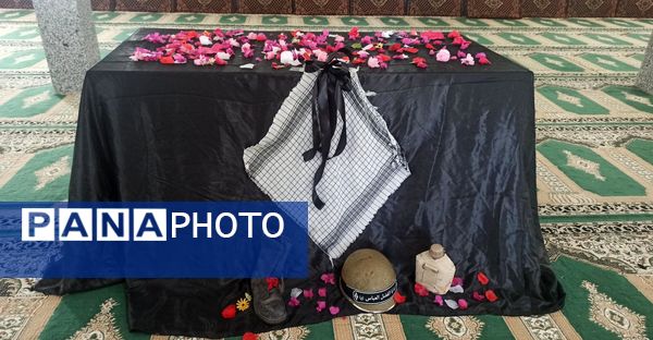 شهید گمنام مهمان مردم روستای رضوان شد