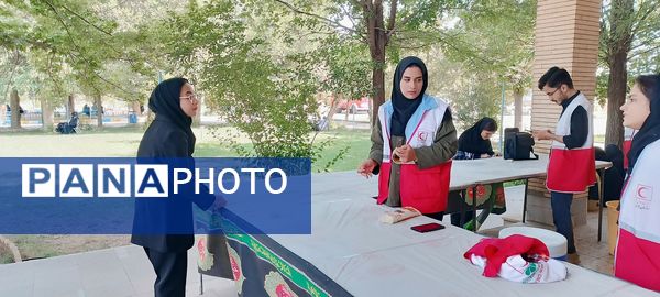برپایی موکب در دانشگاه پیام نور مرکز بروجن