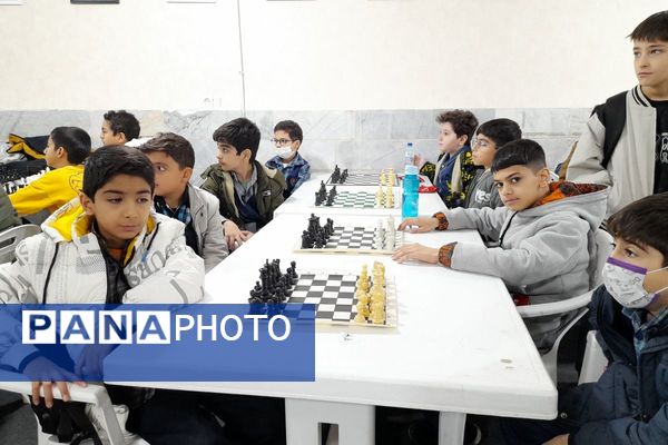 مسابقات منطقه ای شطرنج در مقطع ابتدایی در شهرستان قدس