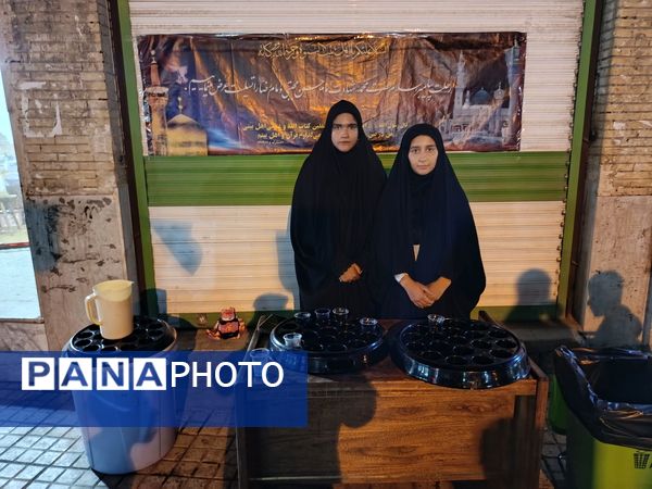 موکب دلدادگی در حاجی‌آباد عطر شهادت امام رضا (ع) در مسجد جامع پیچید