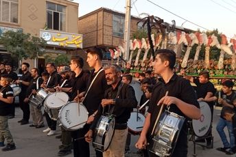 سوگواری مردم شهرستان بن در ماه محرم