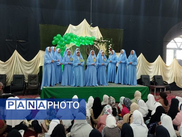 مراسم ولادت حضرت فاطمه زهرا در مهدیه صاحب زمان روستای دهنو شهرستان خلیل آباد