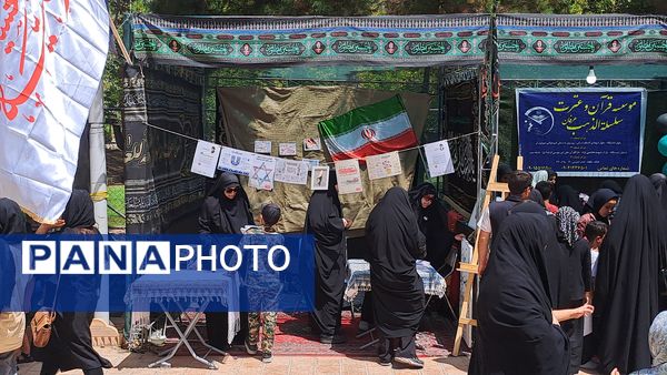 مواکب فرهنگی و پذیرایی در روز اربعین در امامزاده محروق و ابراهیم نیشابور 